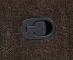 NAVARRO CHENILLE UPHOLSTERED GLIDER RECLINER DARK BROWN - Image 12