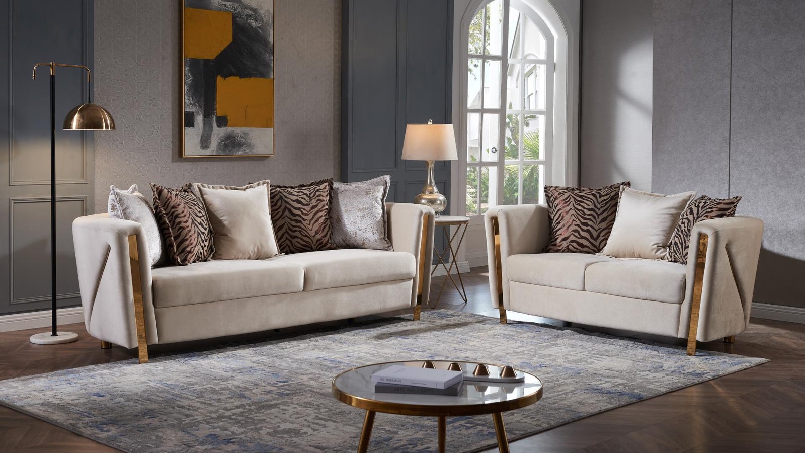 CHANNELLE_BEIGE_2PC_1500_975.jpg CHANELLE 2 PC Living Room Sets IN BEIGE - Image 1