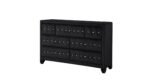 SOPHIA FULL 4 PC BEDROOM SET IN BLACK - Image 6