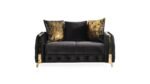 LUST 2 PC Living Room Sets IN BLACK - Image 3