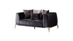 MAJESTIC 2 PC - SOFA BLACK &AMP; LS BLACK - Image 3