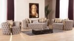 NAOMI 2 PC Living Room Sets TAUPE - C