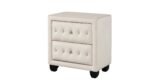 SOPHIA QUEEN 5 PC VANITY BEDROOM SET IN CREAM - Image 5