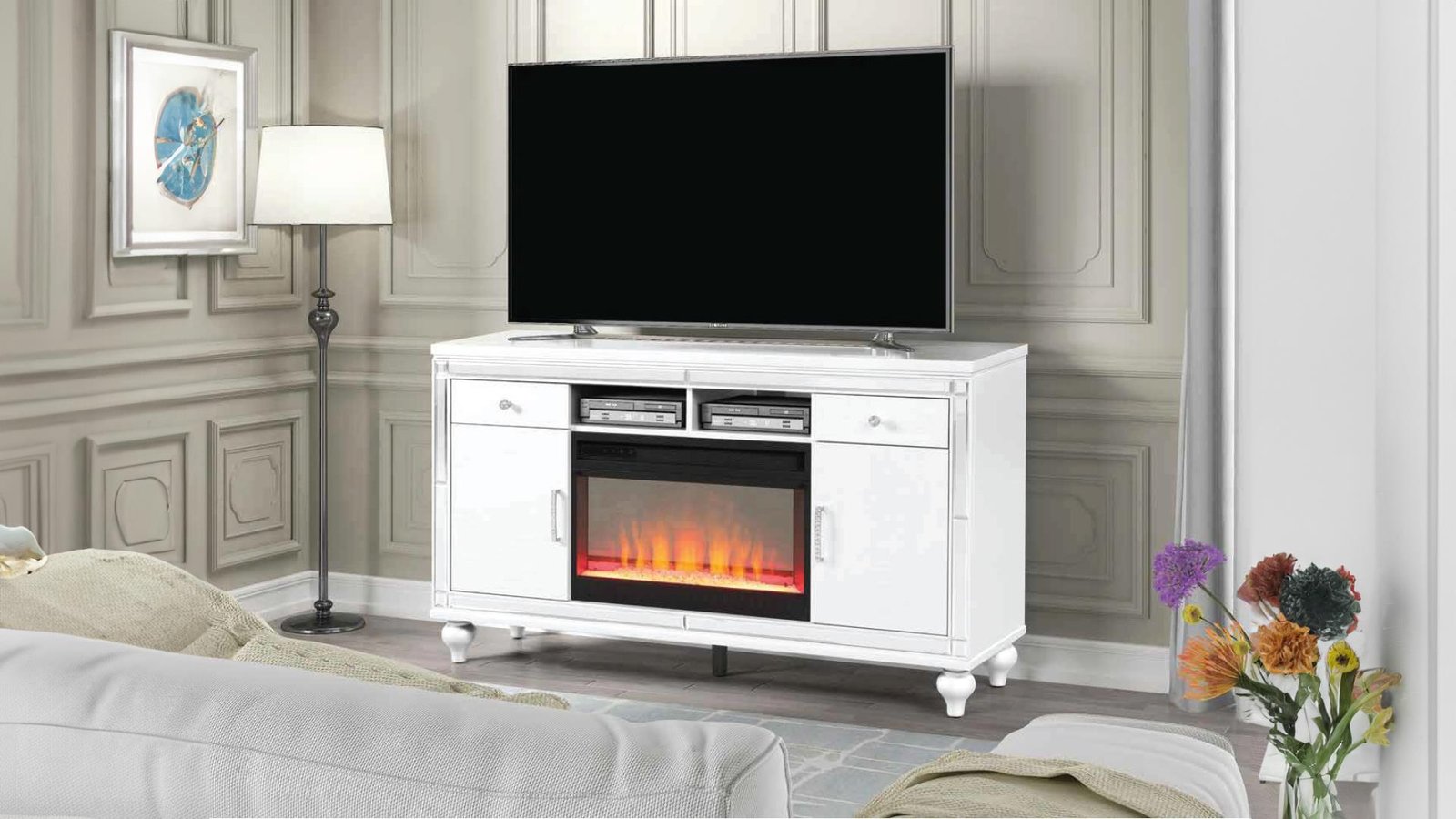 STERLING__2__1500_975.jpg STERLING FIRE PLACE WHITE - Image 1