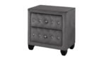 SOPHIA FULL 4 PC VANITY BEDROOM SET IN GRAY - Image 7